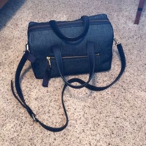 Talbots brand denim purse